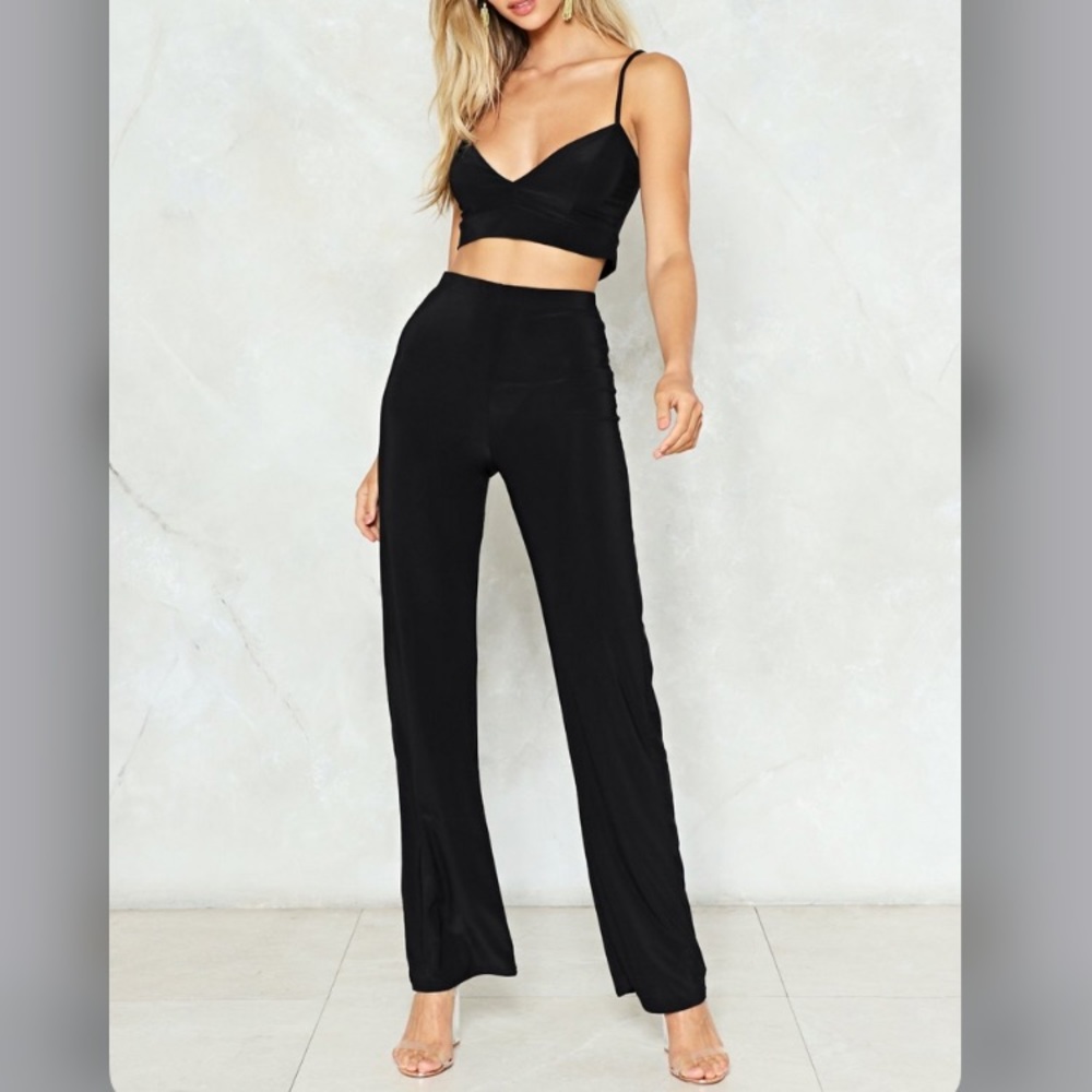 NASTY GAL On the Loose Top and Pants Set